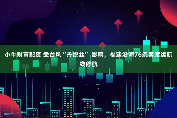 小牛财富配资 受台风“丹娜丝” 影响，福建沿海76条客渡运航线停航