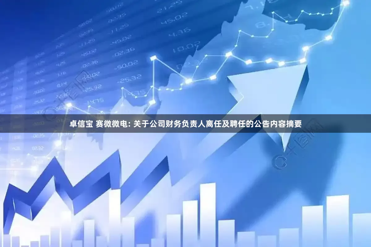 卓信宝 赛微微电: 关于公司财务负责人离任及聘任的公告内容摘要
