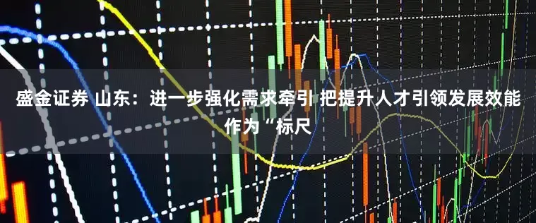 盛金证券 山东：进一步强化需求牵引 把提升人才引领发展效能作为“标尺